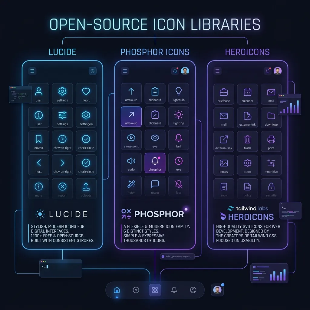 Open-Source Icon Libraries Showcase