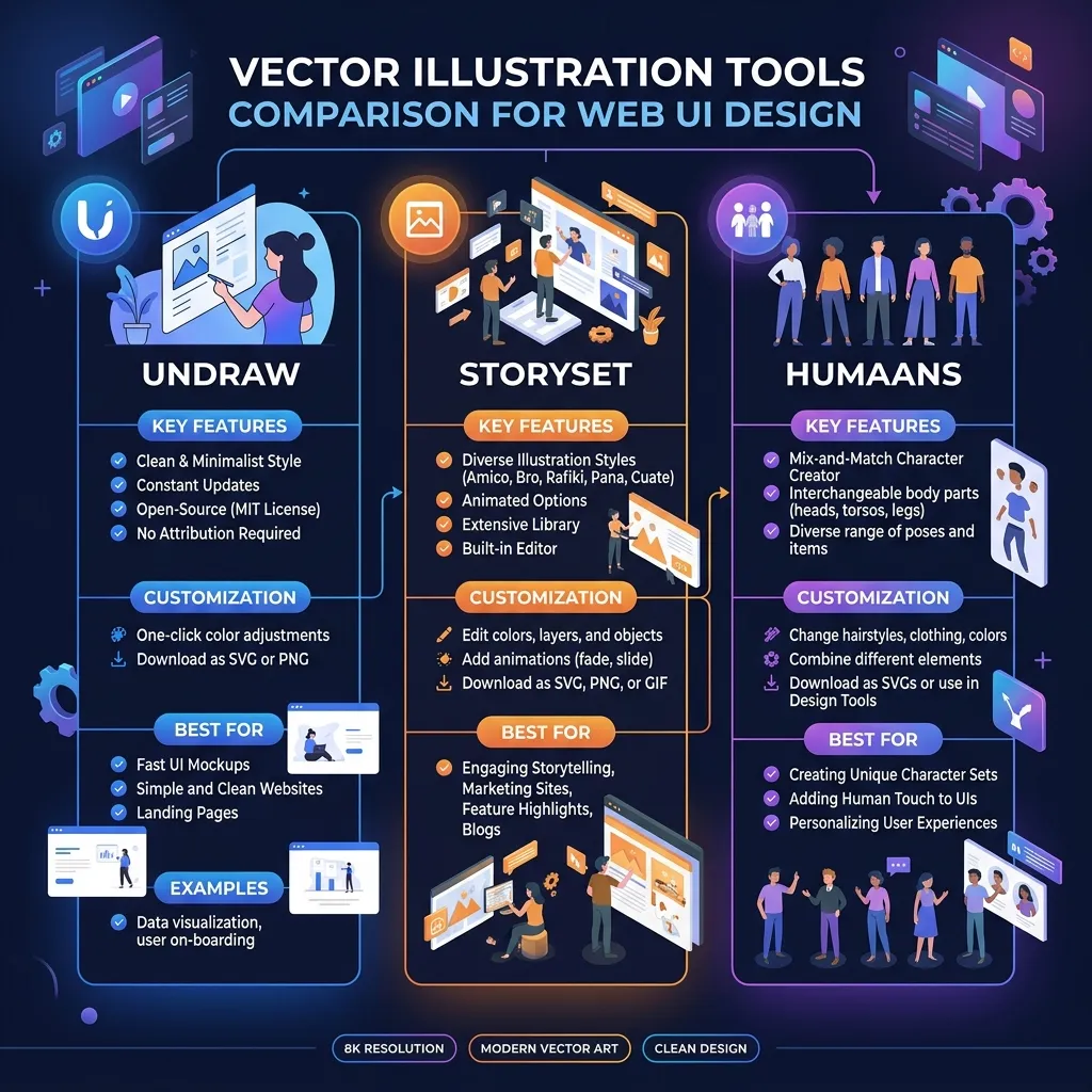 Vector Illustration Tools Comparison