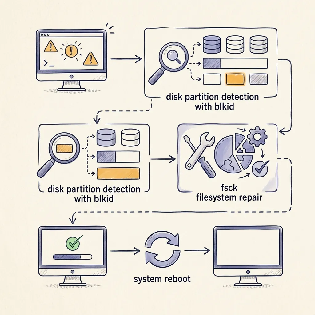 Initramfs Boot Repair Workflow