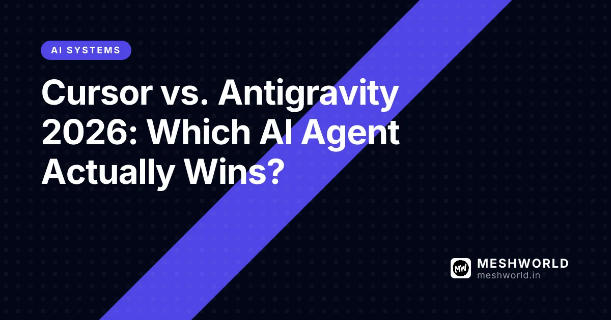 Cursor vs. Antigravity 2026: Which AI Agent Actually Wins?