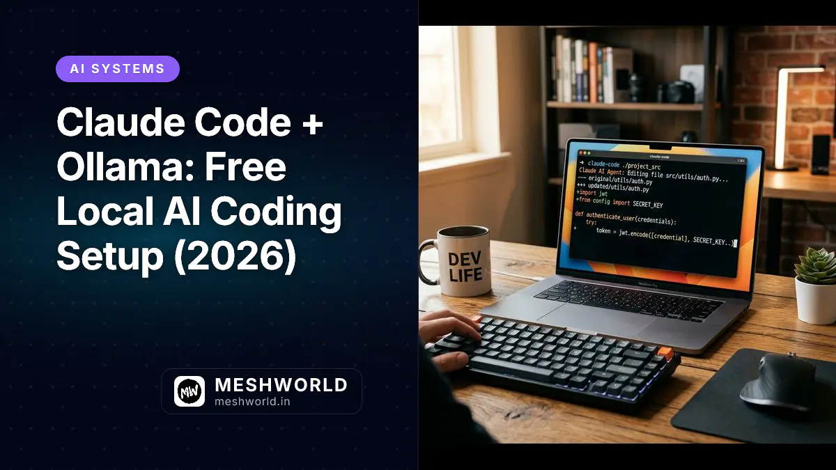 Claude Code + Ollama: Free Local AI Coding Setup (2026)