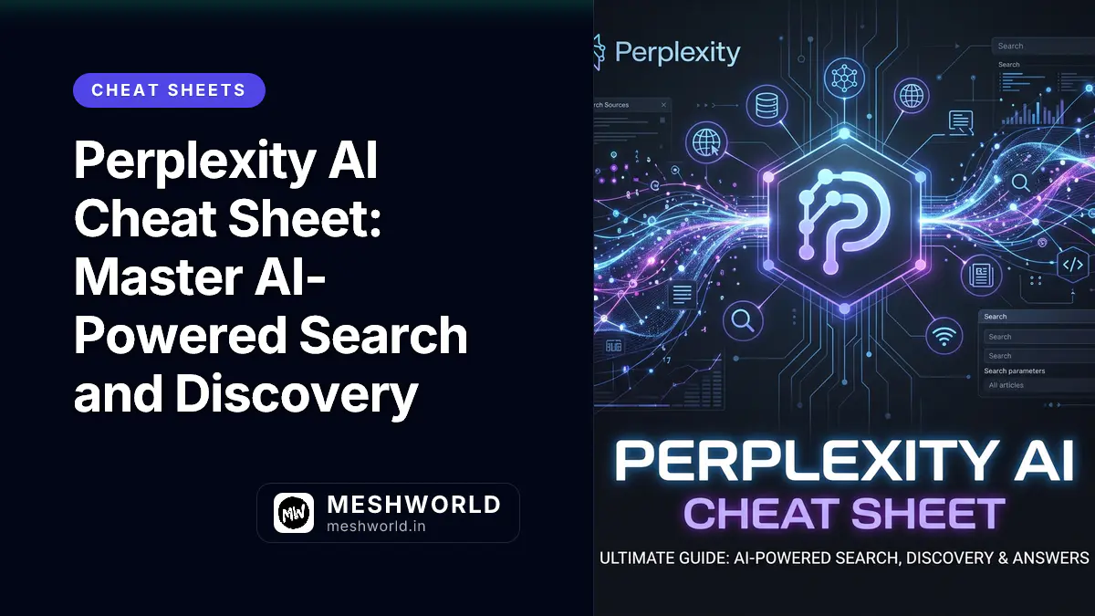 Perplexity AI Cheat Sheet: Master AI-Powered Search and Discovery