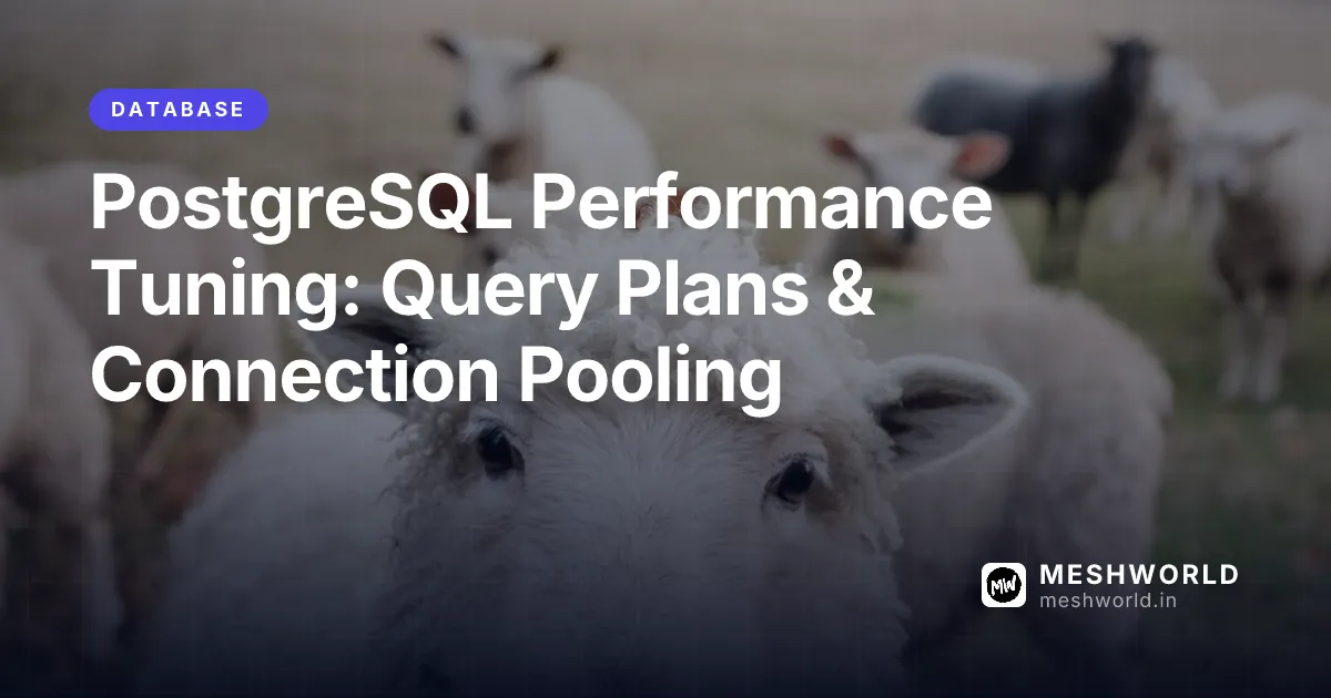 PostgreSQL Performance Tuning: Query Plans & Connection Pooling