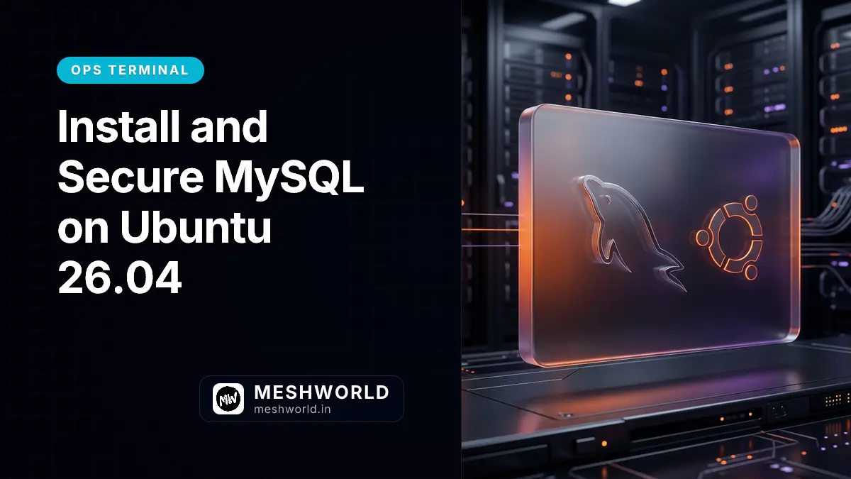 Install and Secure MySQL on Ubuntu 26.04