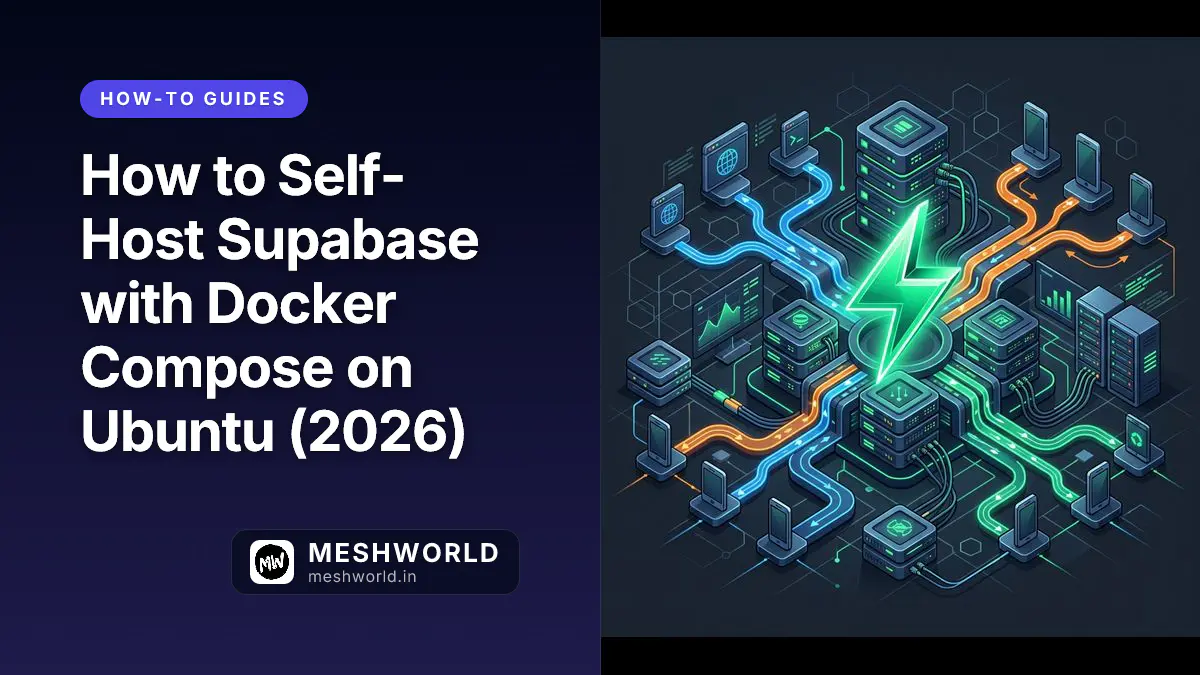 How to Self-Host Supabase with Docker Compose on Ubuntu (2026)