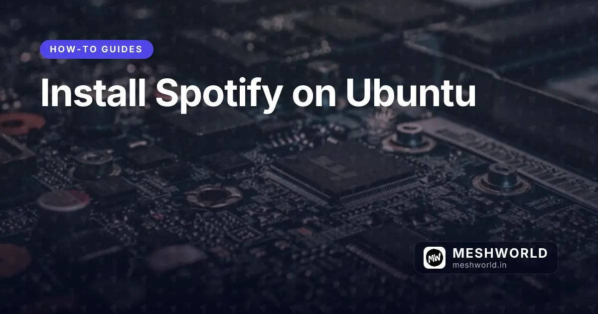 Install Spotify on Ubuntu