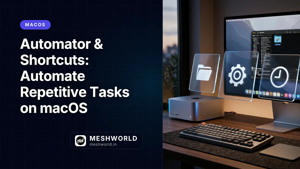 Automator & Shortcuts: Automate Repetitive Tasks on macOS