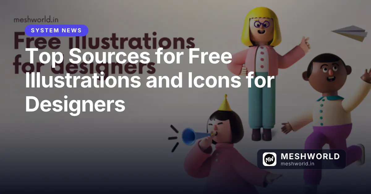 Top Sources for Free Illustrations and Icons for Designers
