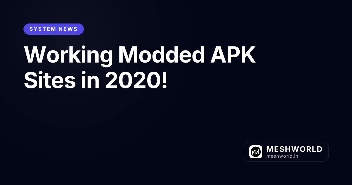 Working Modded APK Sites in 2020!