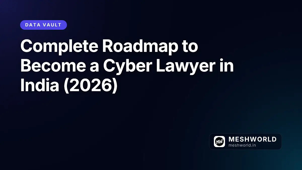 Complete Roadmap to Become a Cyber Lawyer in India (2026)