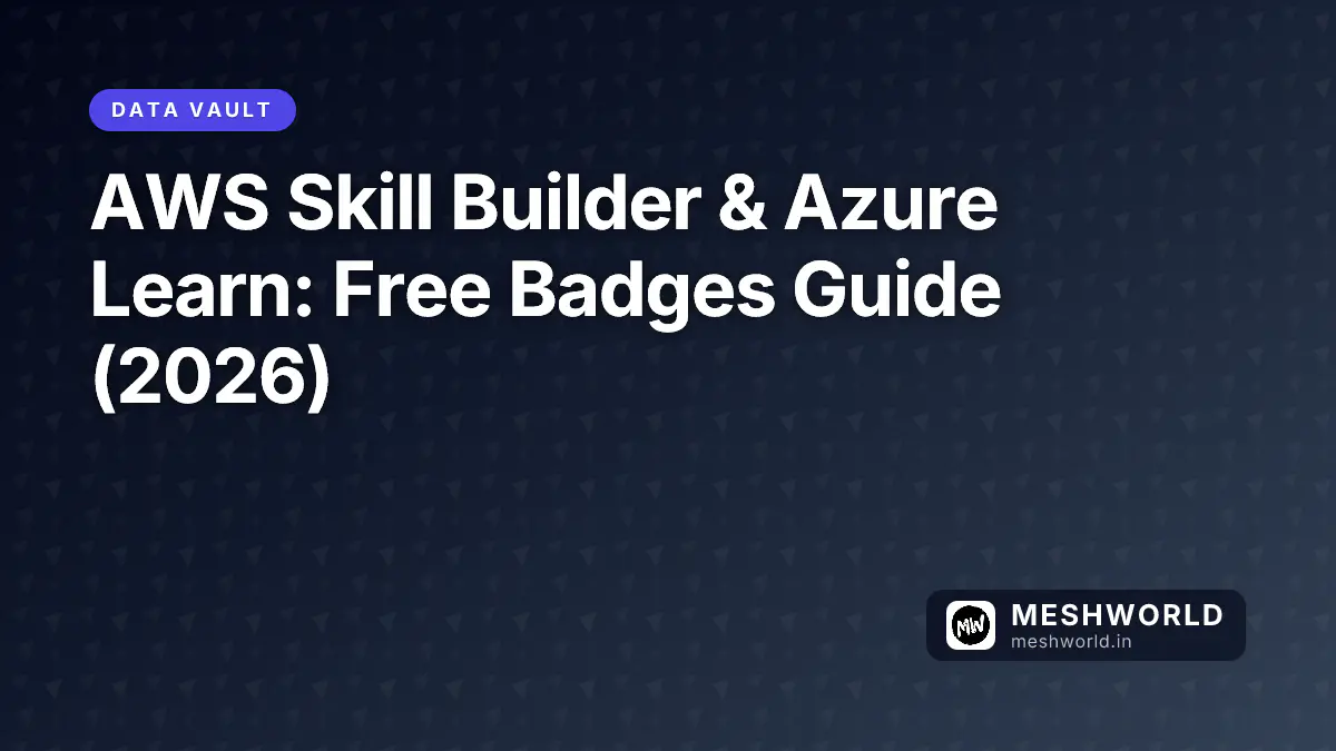 AWS Skill Builder & Azure Learn: Free Badges Guide (2026)